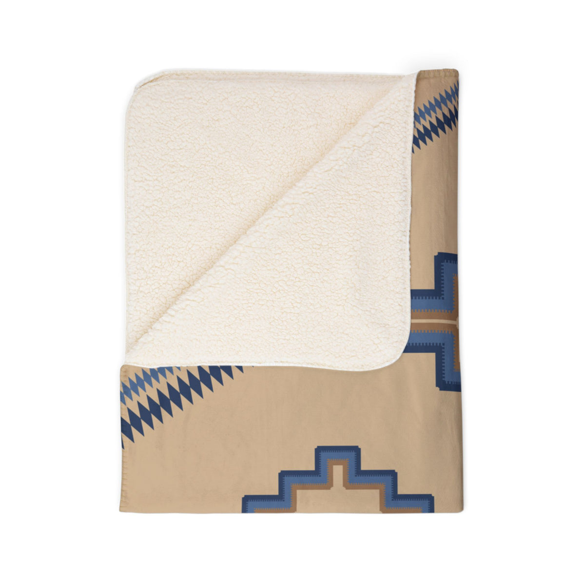 ALPINE BLUES - Sherpa Blanket — Cozy Fleece Throw