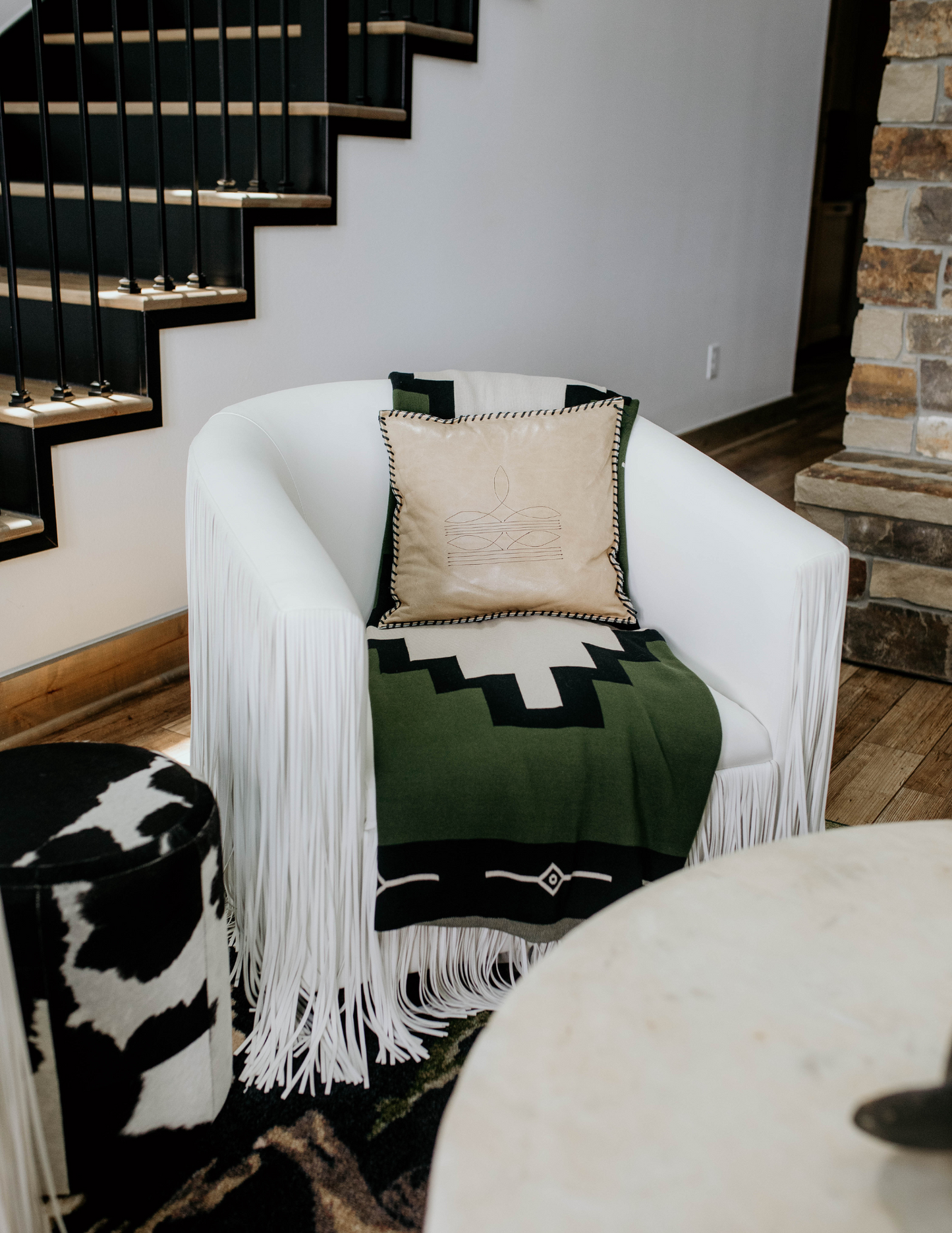 VELVET BRUMBY x WESTERN GRANDE -- 54"x74" Oversized Throw Blanket