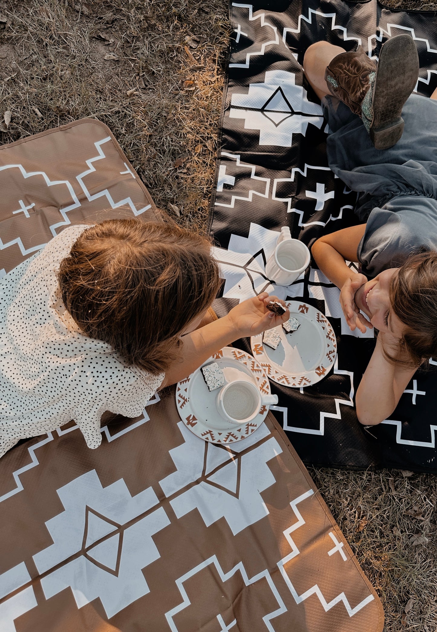 NEW! SPLAT MAT - TAN - for High Chairs + Play Time Messes