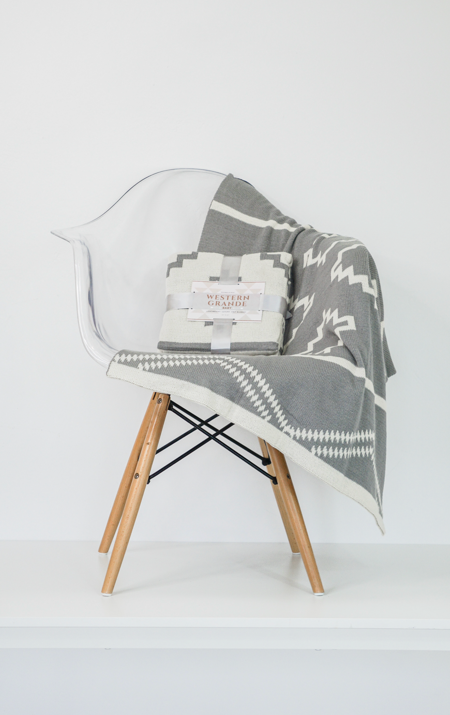 BABY GRAY ALPINE BLANKET (Retired Product)