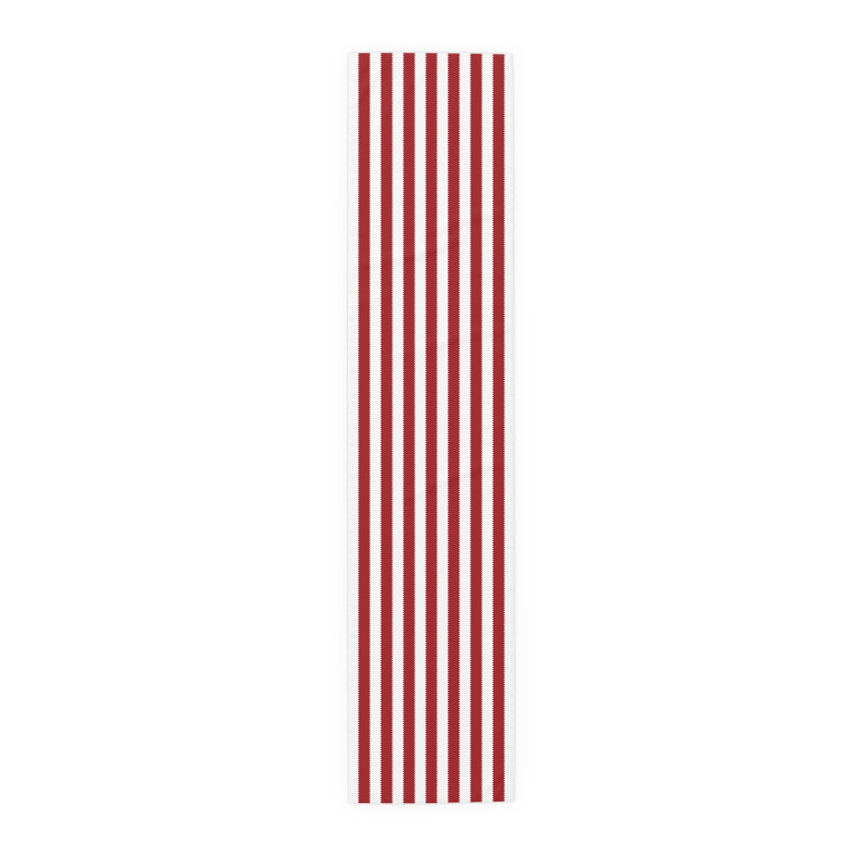 Red, White + Blush Stripe Table Runner