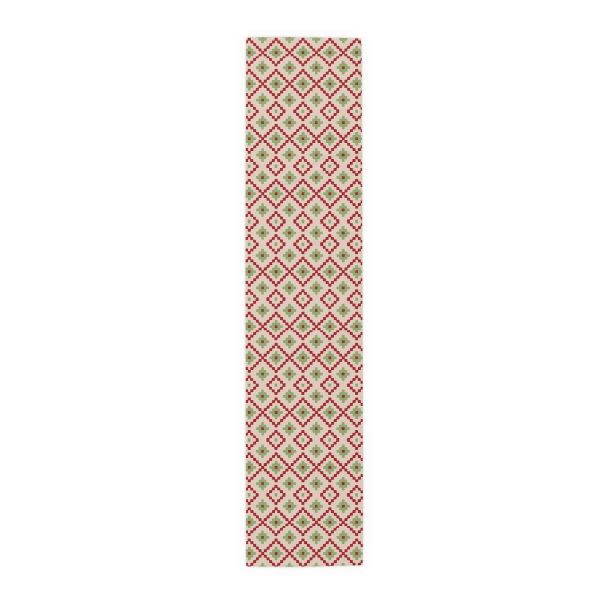 Festive Red & Green Southwest Table Runner