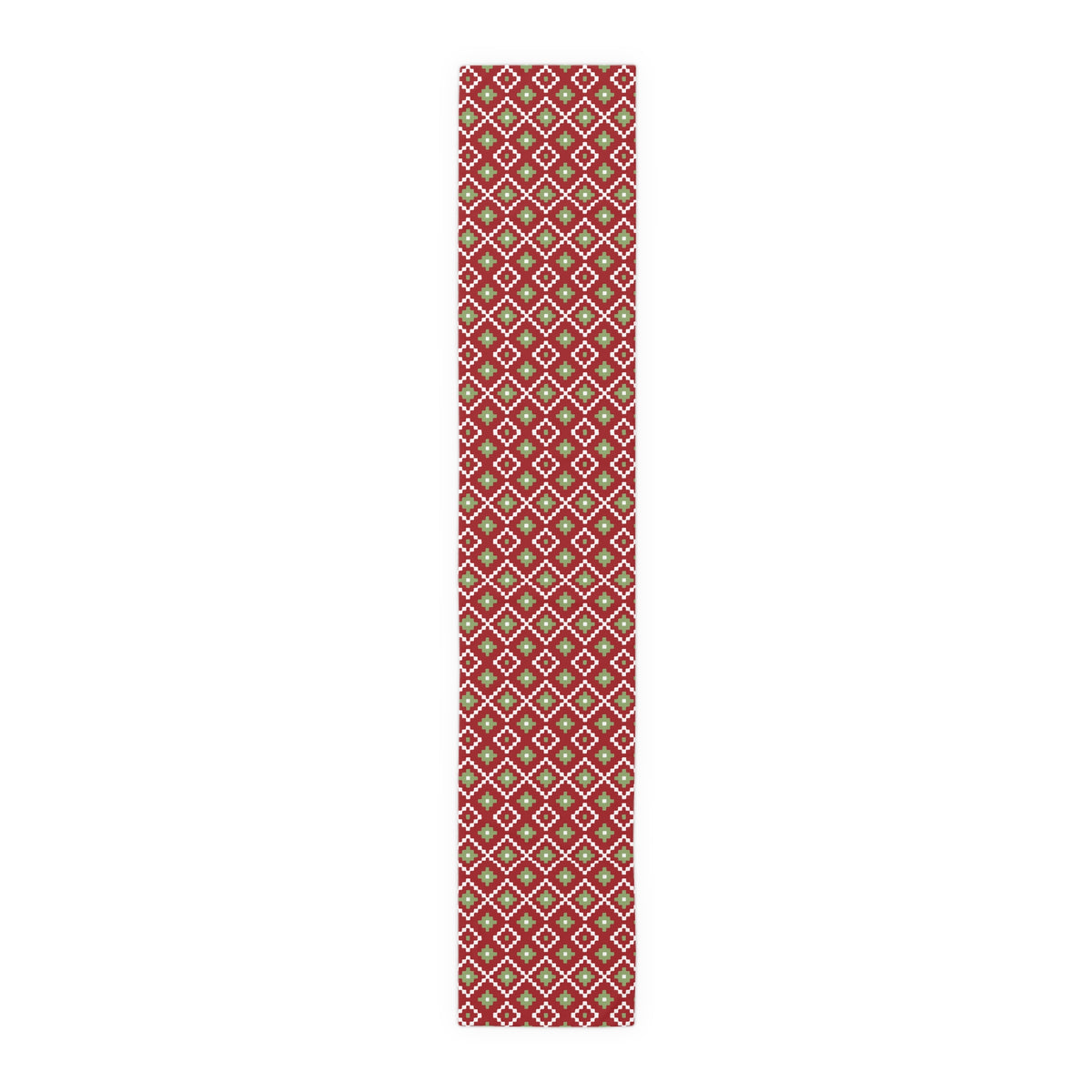 Red, Green & White Southwest Table Runner