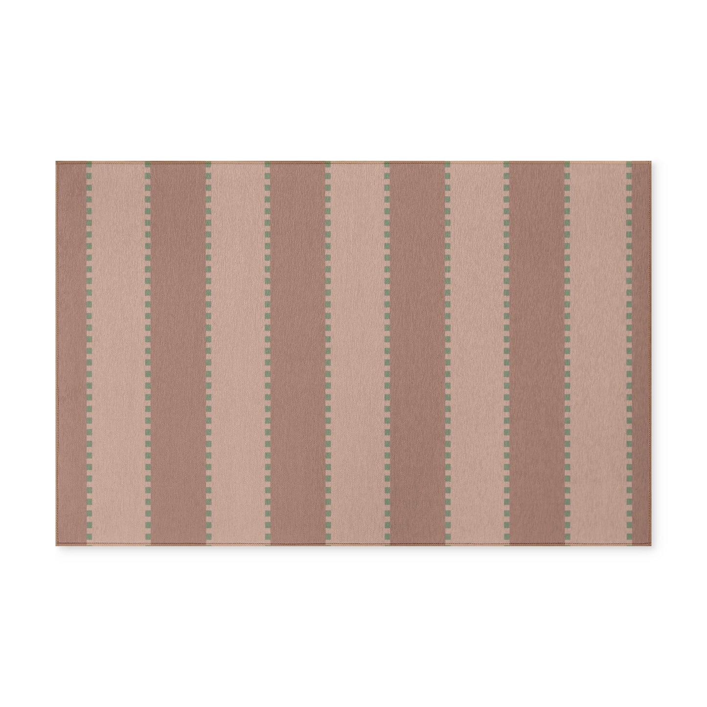 Copy of Striped Washable Rug — Pink Neutral Runner for Kitchen & Entryway