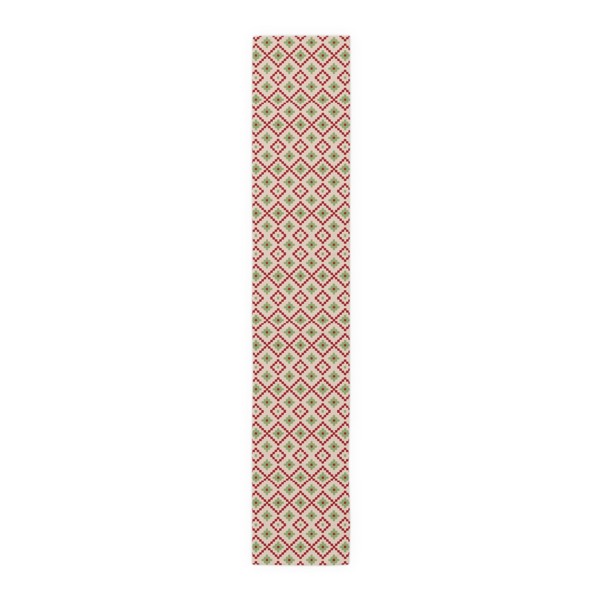 Festive Red & Green Southwest Table Runner