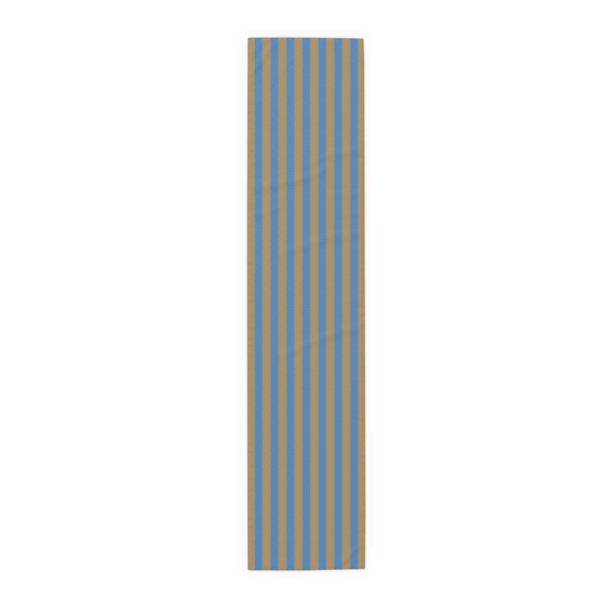 Blue, Green & Tan Stripe Table Runner –