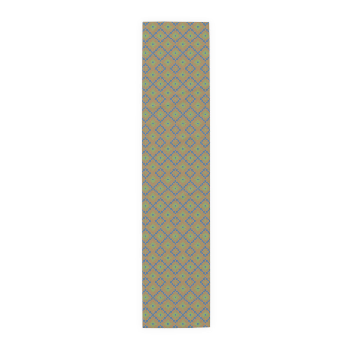 Tan, Blue & Green Southwest Table Runner
