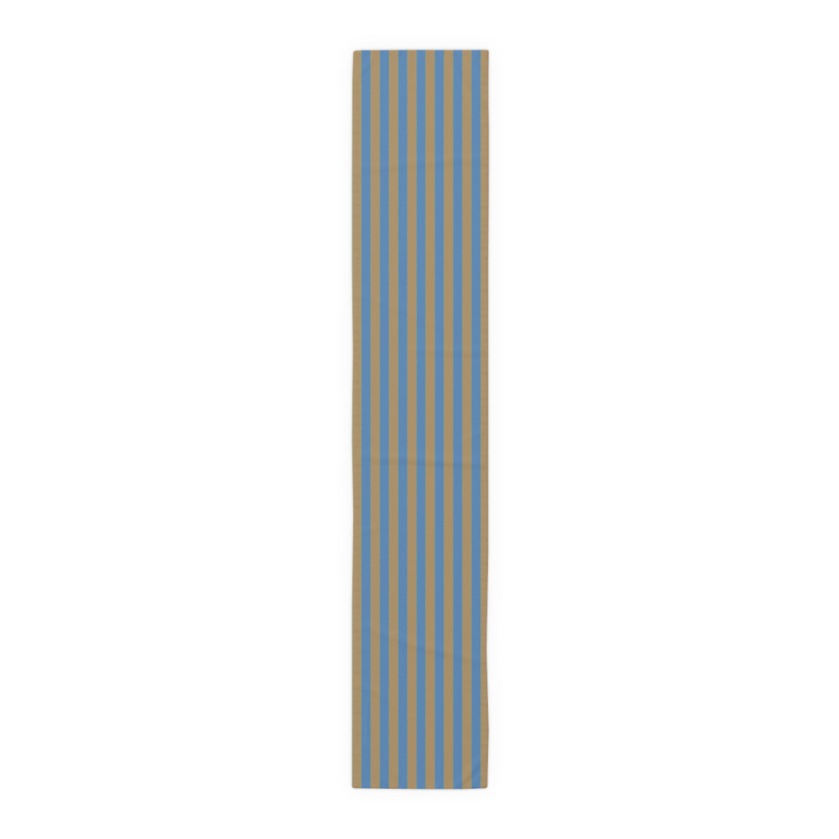 Blue, Green & Tan Stripe Table Runner –