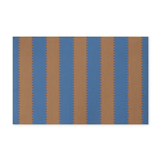 Denim + Saddle Indoor/Outdoor Washable Rug