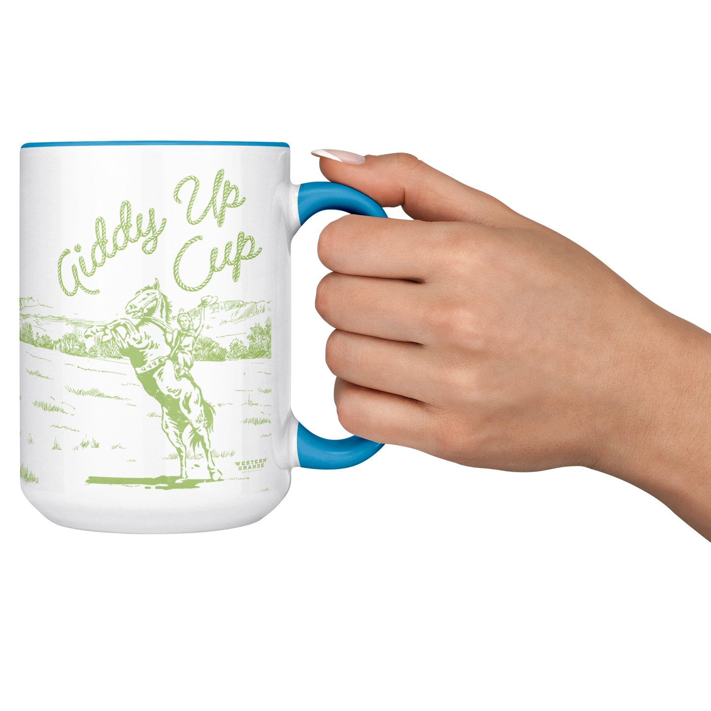 GIDDY_UP_CUP_-BLUE_MUG__GREEN_ART-_15oz_Lifestyle_RH_Cheers_Mockup.png_15383356