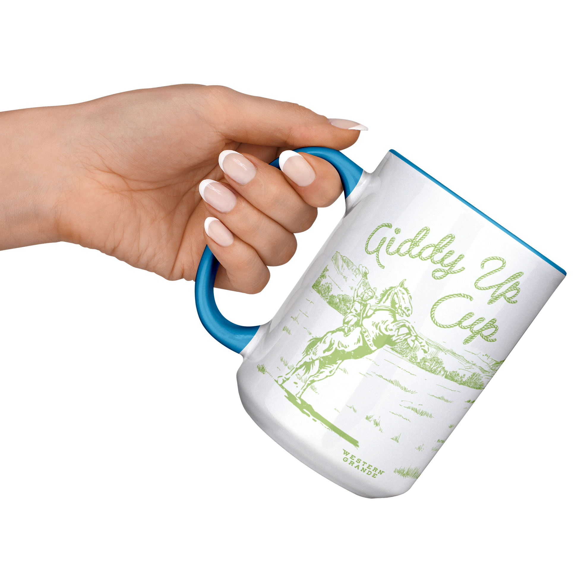 GIDDY_UP_CUP_-_Lime_Green__Orange__Blu_Lifestyle_LH_Raised_Angle_Mockup.png