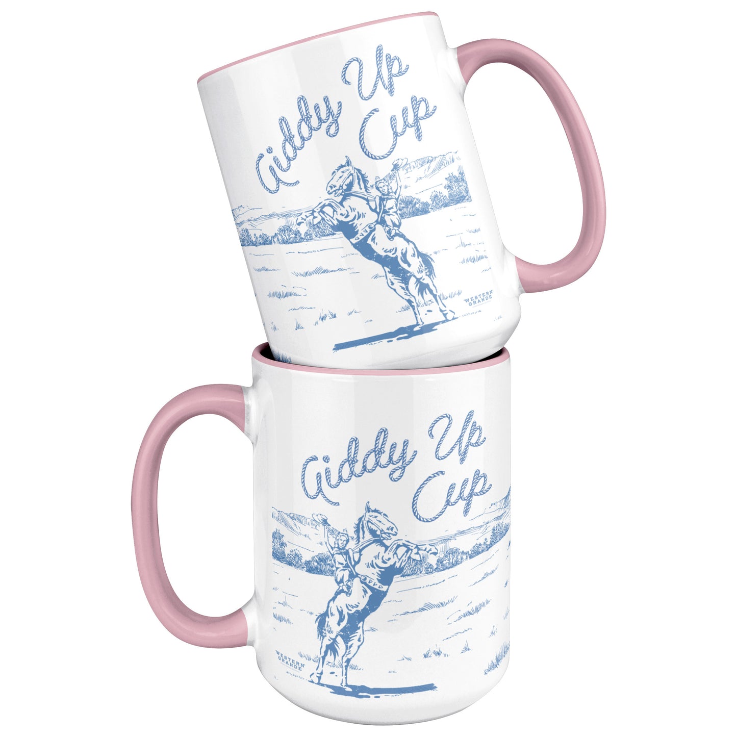 GIDDY UP CUP - PINK HANDLE