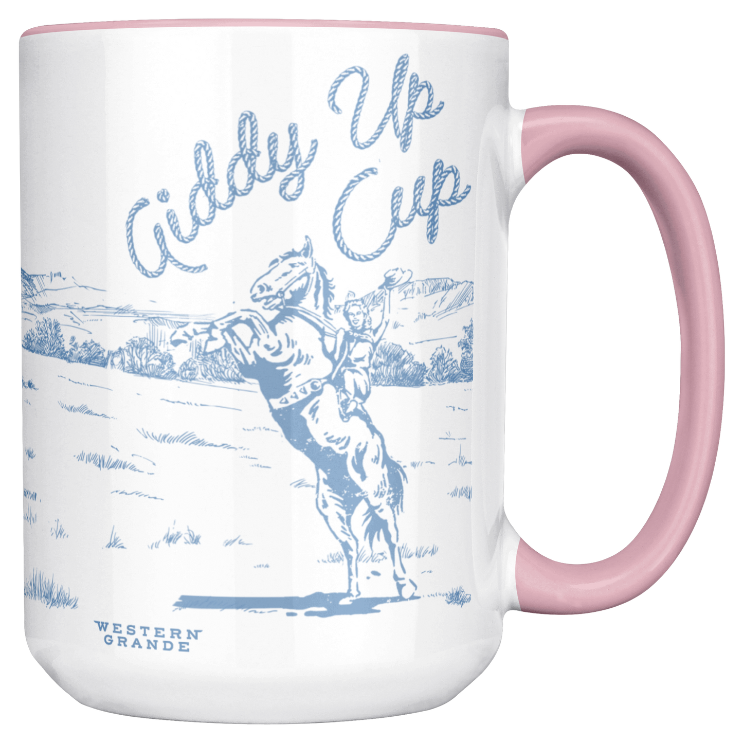 Giddy_Up_Cup_-_Blue__Purple_on_Pink_Main_RH_Mockup.png