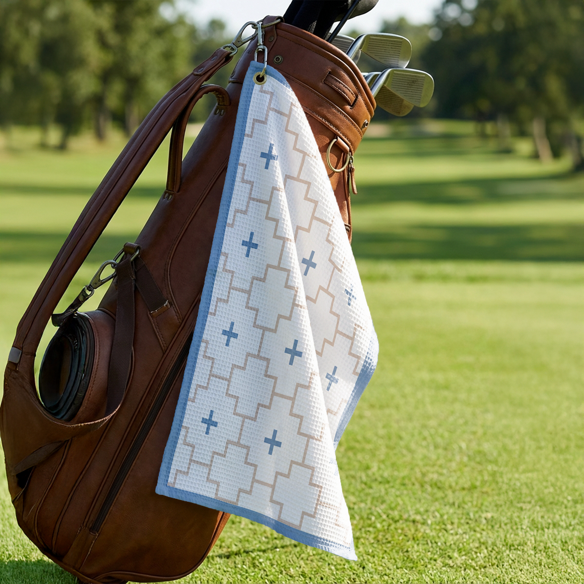 LAJITAS_-_Golf_Towel_-_DUSTY_BLUE_Standing_Bag_Lifestyle_Mockup.png_15882466