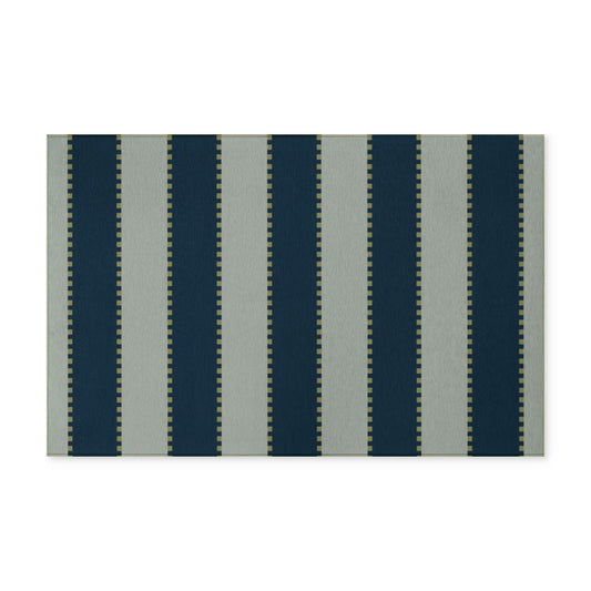 Navy + Sage Indoor/Outdoor Washable Rug