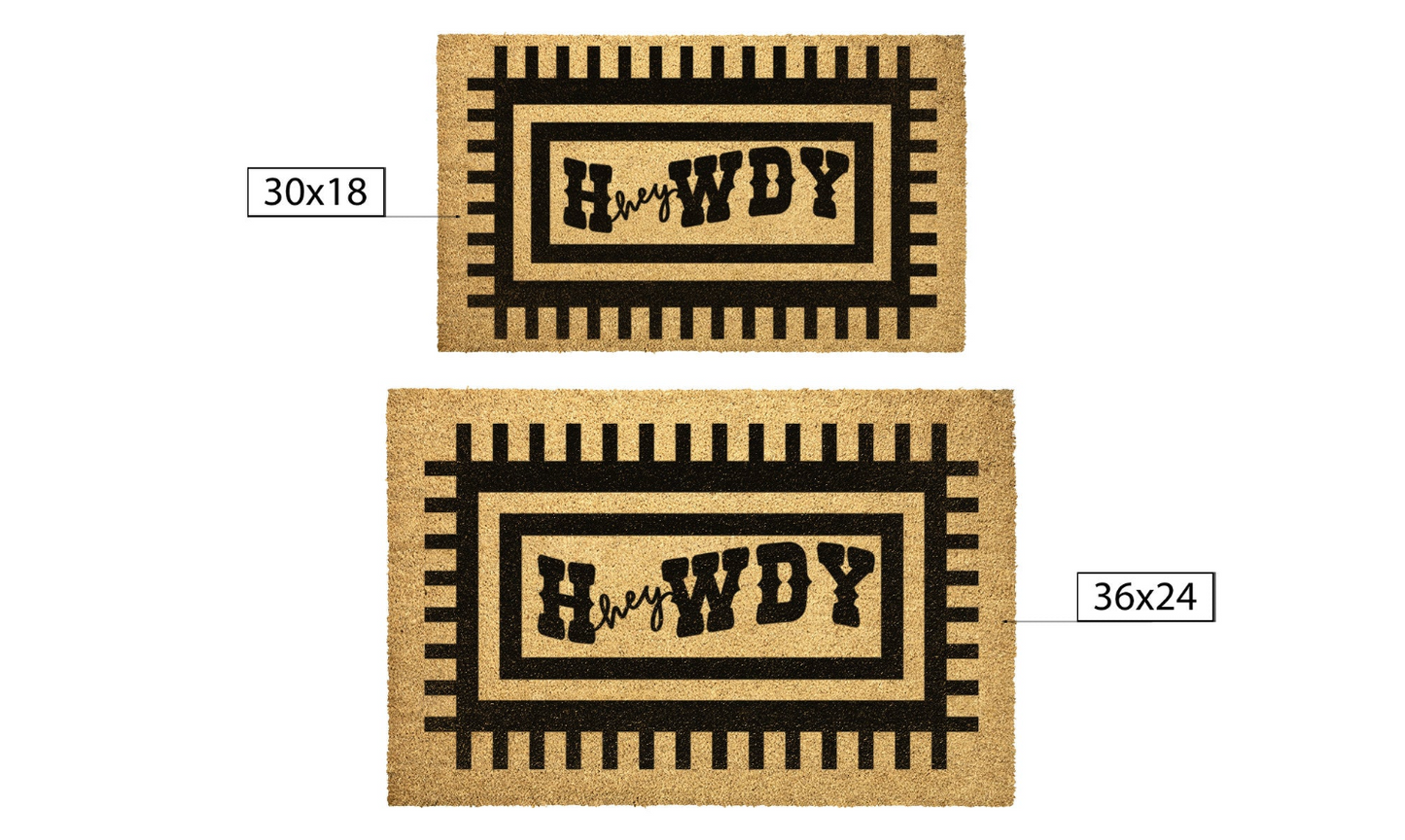 WESTERN WELCOME DOORMAT