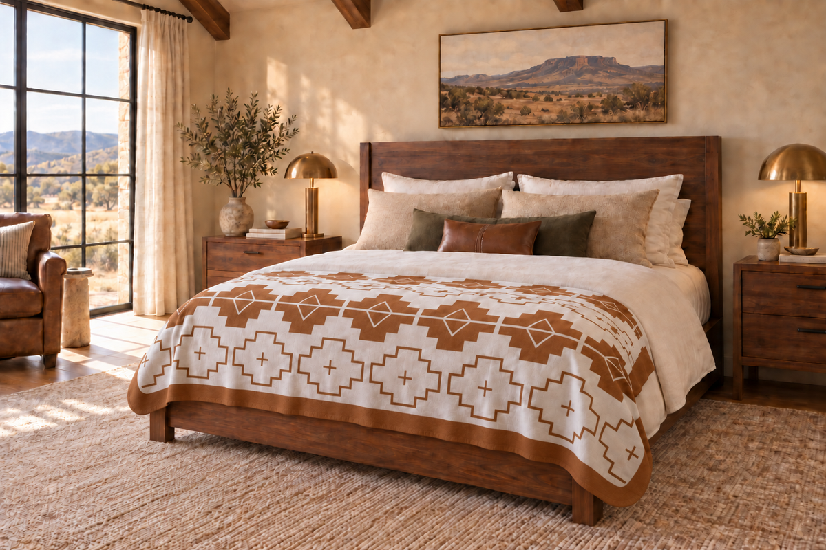 Sherpa Blanket – TERLINGUA - RUST