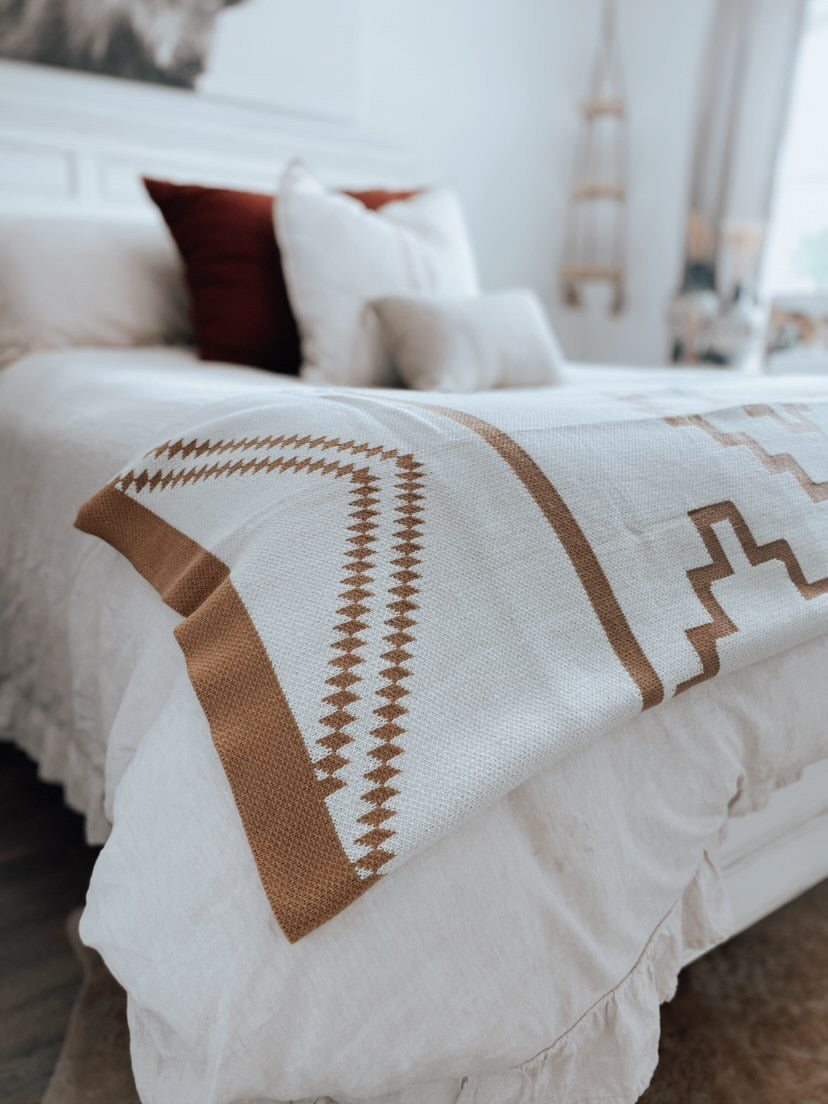 TAN ALPINE QUEEN THROW (Retired Product)